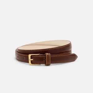 Aureum No.6 Belt in Tobacco & Gold